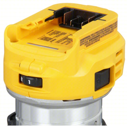 Cordless Compact Router: 20V MAX*, Bare Tool, Fixed Base, 1.25 hp, 25,500 RPM, 1/4 in Collet