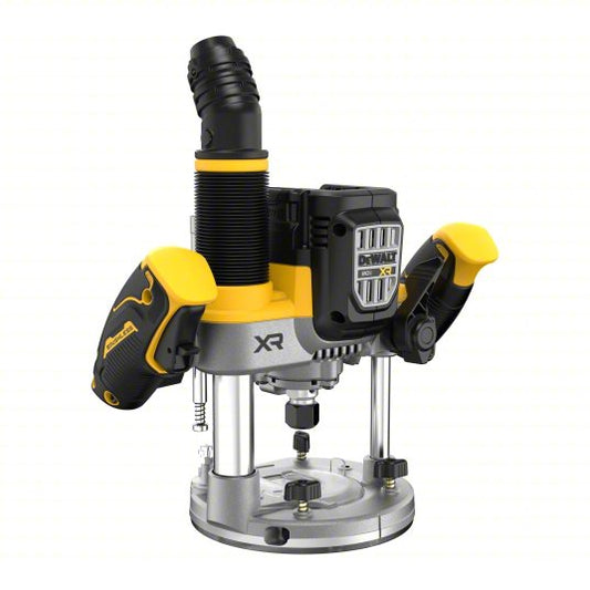 Cordless Compact Router: 20V MAX*, Bare Tool, Plunge Base, 2.2 hp, 23,000 RPM, 1/4 in Collet