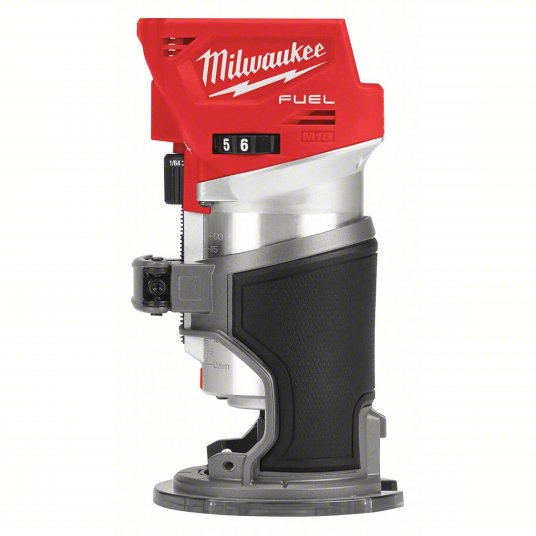 Cordless Compact Router: M18, Bare Tool, Fixed Base, 1.25 hp, 31,000 RPM, 1/4 in Collet