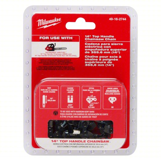 Chainsaw Chain: 14 in Compatible Bar Lg, 0.325 LP, 0.04 in Gauge, 59 Links