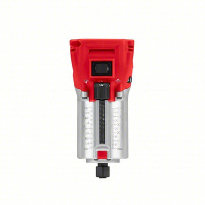 Cordless Compact Router: M18, Bare Tool, Fixed Base, 1.25 hp, 31,000 RPM, 1/4 in Collet
