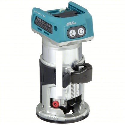 Cordless Compact Router: 18V LXT, Bare Tool, Fixed Base, 30,000 RPM, 1/4 in Collet, Palm Grip