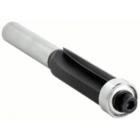 Flush Trim Profile Router Bit: Fractional Inch, Carbide Tipped, 1/4 in Cutter Dia.