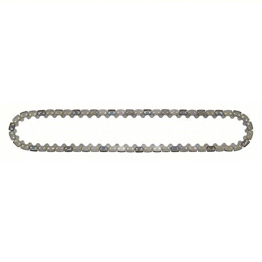 Pipe Diamond Chain: 10 in Compatible Bar Lg, 0.444, 0.06 in Gauge, 48 Links