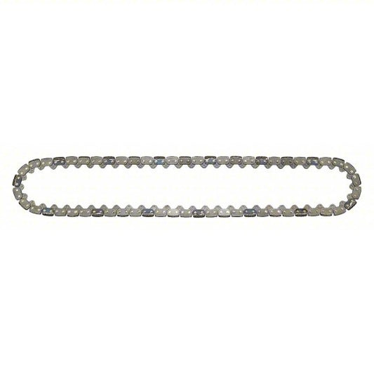 Pipe Diamond Chain: 10 in Compatible Bar Lg, 0.444, 0.06 in Gauge, 48 Links