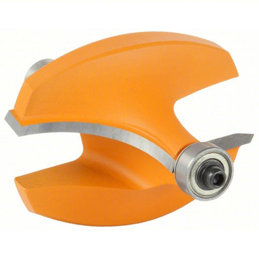 Roundover Cut Profile Router Bit: Fractional Inch, Carbide Tipped, 1 1/8 in Cutter Dia.