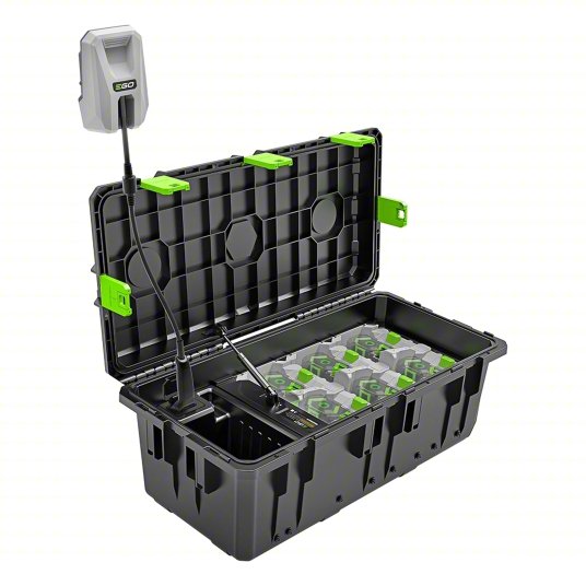 Charging Accessory: EGO, For Li-ion Battery Chemistry, For 56V Battery Volt, (6) 56V, Rapid, 56 V DC