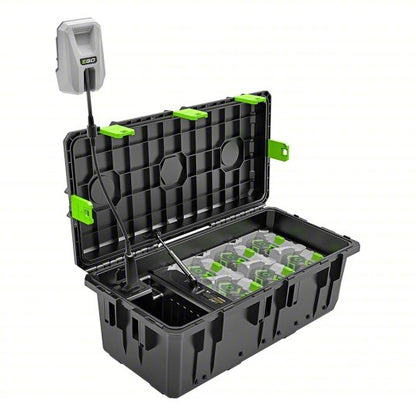 Charging Accessory: EGO, For Li-ion Battery Chemistry, For 56V Battery Volt, (6) 56V, Rapid, 56 V DC