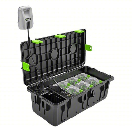 Charging Accessory: EGO, For Li-ion Battery Chemistry, For 56V Battery Volt, (6) 56V, Rapid, 56 V DC
