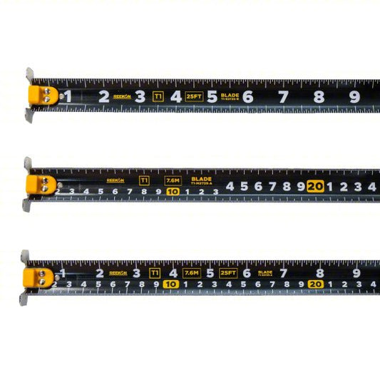 Replacement Blade: Inch/Metric, Magnetic Single Hook Tip, 96 in Standout Lg, Std Blade