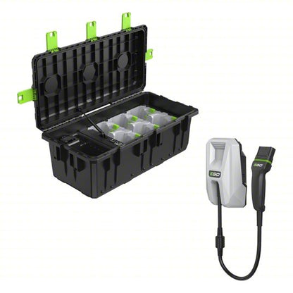 Charging Accessory: EGO, For Li-ion Battery Chemistry, For 56V Battery Volt, (6) 56V, Rapid, 56 V DC