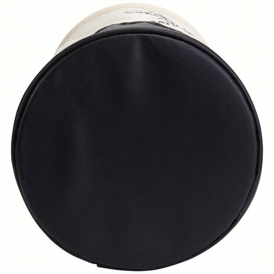 Bucket Bag: 17 in H, White, Canvas, 0 Pockets, Drawstring, Single Handle With Snap Hook