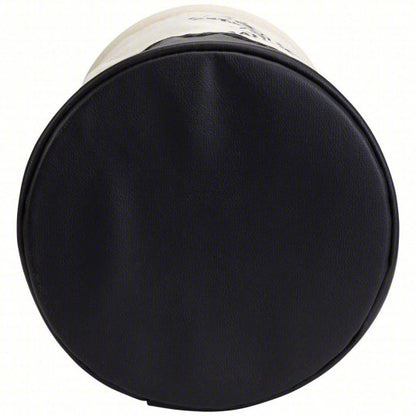 Bucket Bag: 17 in H, White, Canvas, 0 Pockets, Drawstring, Single Handle With Snap Hook