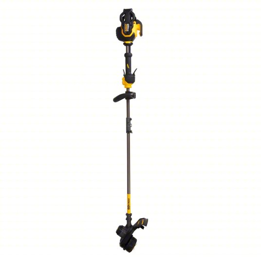 Battery-Powered String Trimmer Kit: 15 in Cutting Wd, Straight Shaft, 45 in Shaft Lg, 3.0 Ah