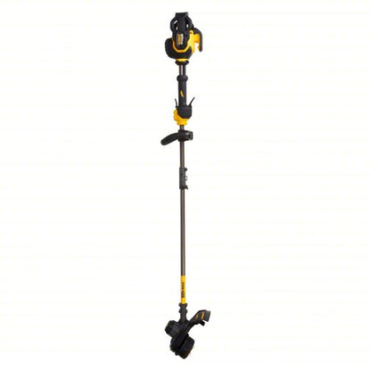 Battery-Powered String Trimmer Kit: 15 in Cutting Wd, Straight Shaft, 45 in Shaft Lg, 3.0 Ah