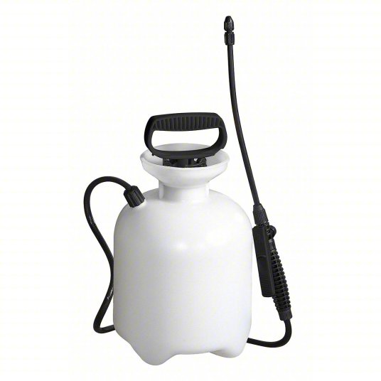 Handheld Sprayer: 1 gal Tank, Poly Tank, 19 7/10 ft Max Spray Distance, 45 psi