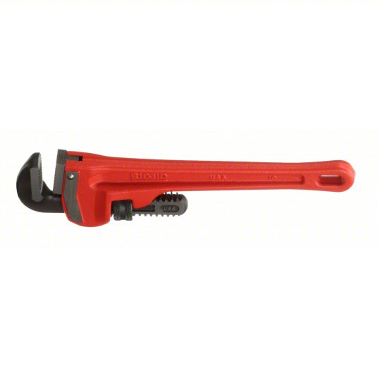 I-Beam Wrench 1 1/2 in Jaw Capacity, Serrated, 10 in Overall Lg, I-Beam