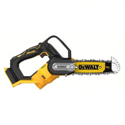 Battery-Powered Chainsaw: 8 in Bar Lg, Rear Handle, Auto Chain Oiler, 20 V, Battery-Powered