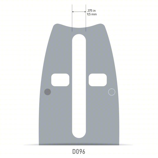 Chainsaw Bar and Chain: 20 in Compatible Bar Lg, 3/8 in, 0.05 in Gauge, 70 Links