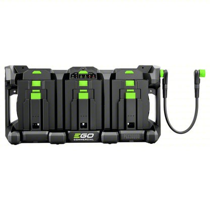 Commercial Charging 3-Port Dock: EGO, For Li-ion Battery Chemistry, For 56V Battery Volt