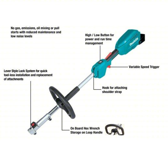 String Trimmer and Attachments: LXT®, Trimmer and Hedge Trimmer, 20 in Hedge Trimmer Blade Lg