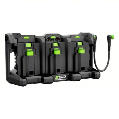 Commercial Charging 3-Port Dock: EGO, For Li-ion Battery Chemistry, For 56V Battery Volt