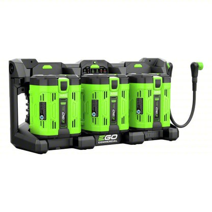 Commercial Charging 3-Port Dock: EGO, For Li-ion Battery Chemistry, For 56V Battery Volt