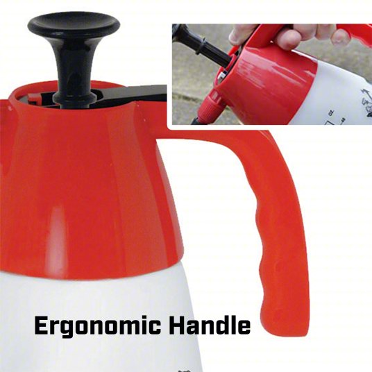 Handheld Sprayer: Spot, 1/2 gal Tank, Poly Tank, 25 ft Max Spray Distance, 40 psi, Adj Nozzle