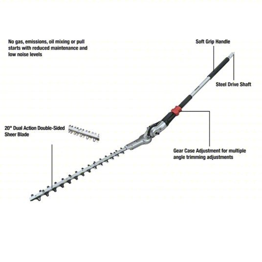 String Trimmer and Attachments: LXT®, Trimmer and Hedge Trimmer, 20 in Hedge Trimmer Blade Lg