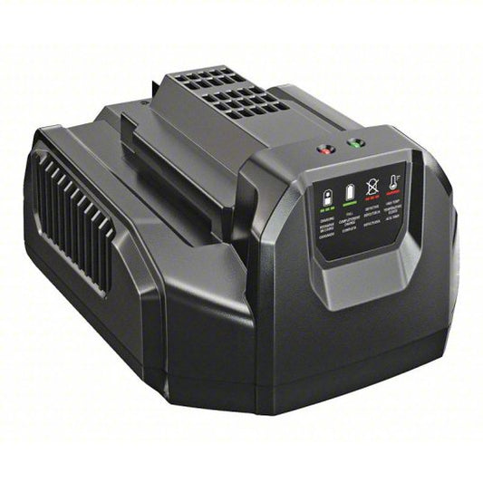 Battery Charger: EGO, For Li-ion Battery Chemistry, For 56V Battery Volt, (1) 56V, Rapid, 120V