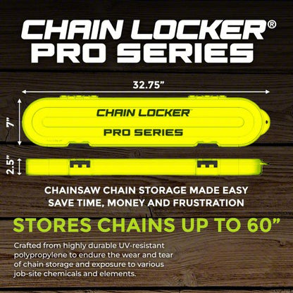 Chainsaw Chain Case: For use with: 12 to 60 in Chains, 32 3/4 in Overall Lg