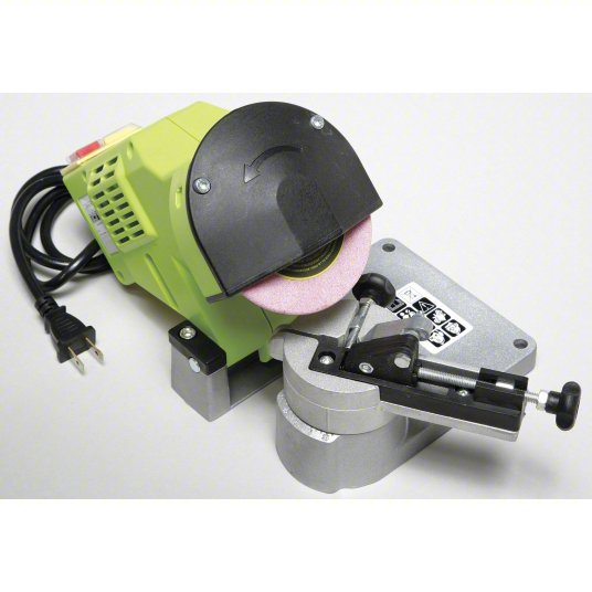Chain Saw Chain Sharpener: For use with: 110V Power Source