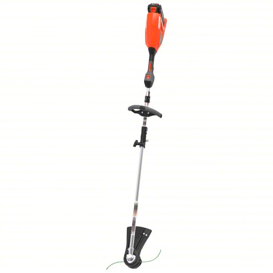 Battery-Powered String Trimmer Kit: 14 to 16 in Cutting Wd, Straight Shaft, 59 in Shaft Lg