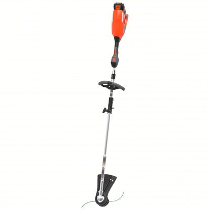 Battery-Powered String Trimmer Kit: 14 to 16 in Cutting Wd, Straight Shaft, 59 in Shaft Lg