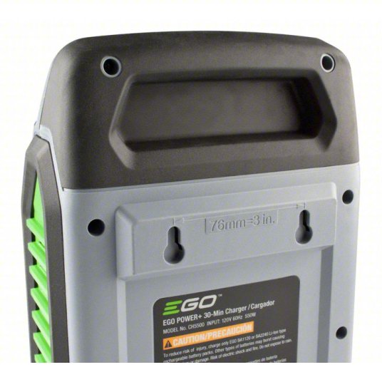 Battery Charger: EGO, For Li-ion Battery Chemistry, For 56V Battery Volt, (1) 56V, Rapid, 120V