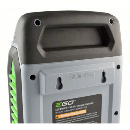 Battery Charger: EGO, For Li-ion Battery Chemistry, For 56V Battery Volt, (1) 56V, Rapid, 120V