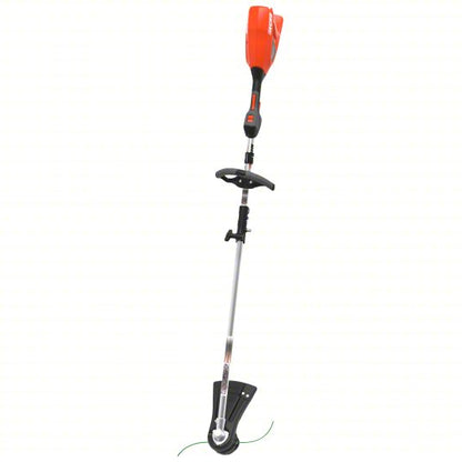 Battery-Powered String Trimmer Kit: 14 to 16 in Cutting Wd, Straight Shaft, 59 in Shaft Lg