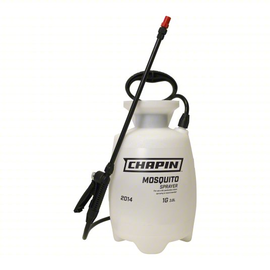 Handheld Sprayer: Spot, 1 gal Tank, Poly Tank, 25 ft Max Spray Distance, 60 psi, Adj Nozzle