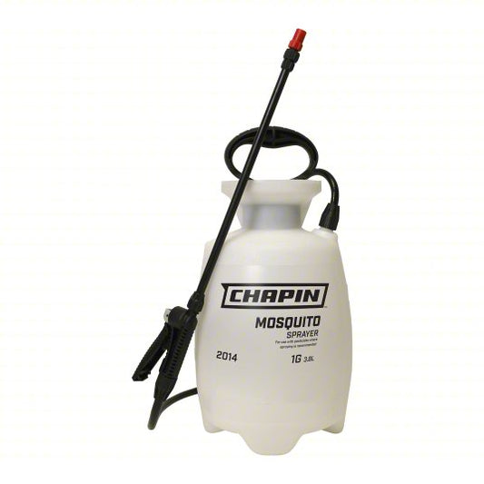 Handheld Sprayer: Spot, 1 gal Tank, Poly Tank, 25 ft Max Spray Distance, 60 psi, Adj Nozzle