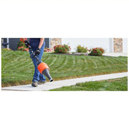 Battery-Powered String Trimmer Kit: 14 to 16 in Cutting Wd, Straight Shaft, 59 in Shaft Lg