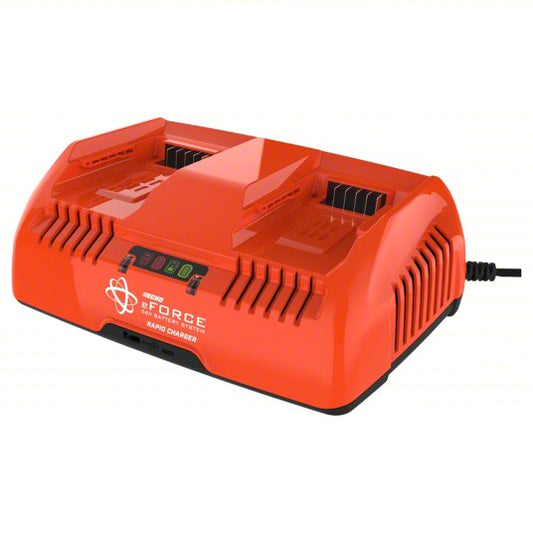 Charger: ECHO, For Li-ion Battery Chemistry, For 56V Battery Volt, (2) 56V, Rapid, Simultaneous