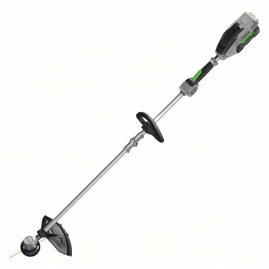 Battery-Powered String Trimmer Kit: 15 in Cutting Wd, Straight Shaft, 53 5/32 in Shaft Lg, EGO