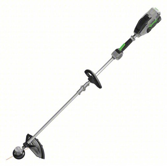 Battery-Powered String Trimmer Kit: 15 in Cutting Wd, Straight Shaft, 53 5/32 in Shaft Lg, EGO