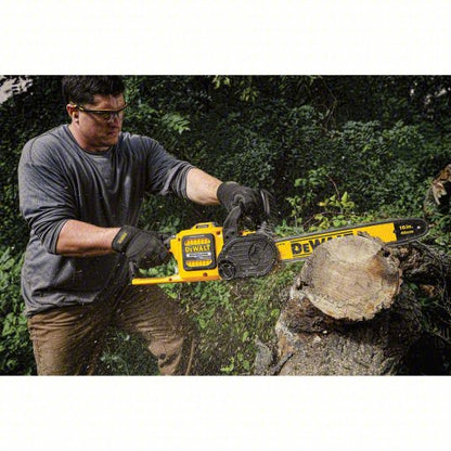 Battery-Powered Chainsaw: 16 in Bar Lg, Rear Handle, Auto Chain Oiler, 60 V, Battery-Powered