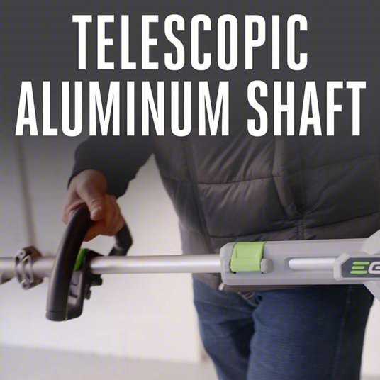 String Trimmer: 15 in Cutting Wd, Telescoping Shaft, Attachment Capable, Power+, Brushless