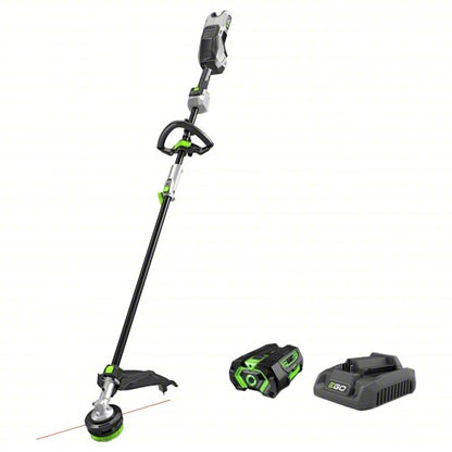 Battery-Powered Power Head Kit: 16 in Cutting Wd, Straight Shaft, 43 in Shaft Lg, 4.0 Ah, Tool