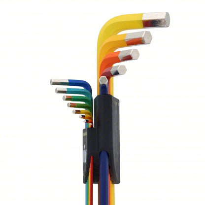 11 - 15 Pieces, L, SAE, Long, 13 Pieces, Holder, Satin Chrome, 13 Tips