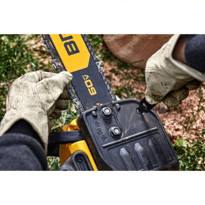 Battery-Powered Chainsaw Kit: 18 in Bar Lg, Rear Handle, Auto Chain Oiler, 60 V, 40.9 cc