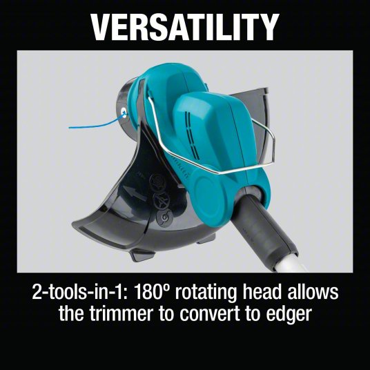 Battery-Powered String Trimmer: 10 1/4 in Cutting Wd, Telescoping Shaft, Not Capable, 4.0 Ah