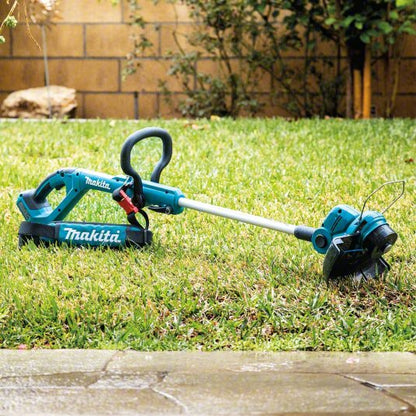 Battery-Powered String Trimmer: 10 1/4 in Cutting Wd, Telescoping Shaft, Not Capable, 4.0 Ah